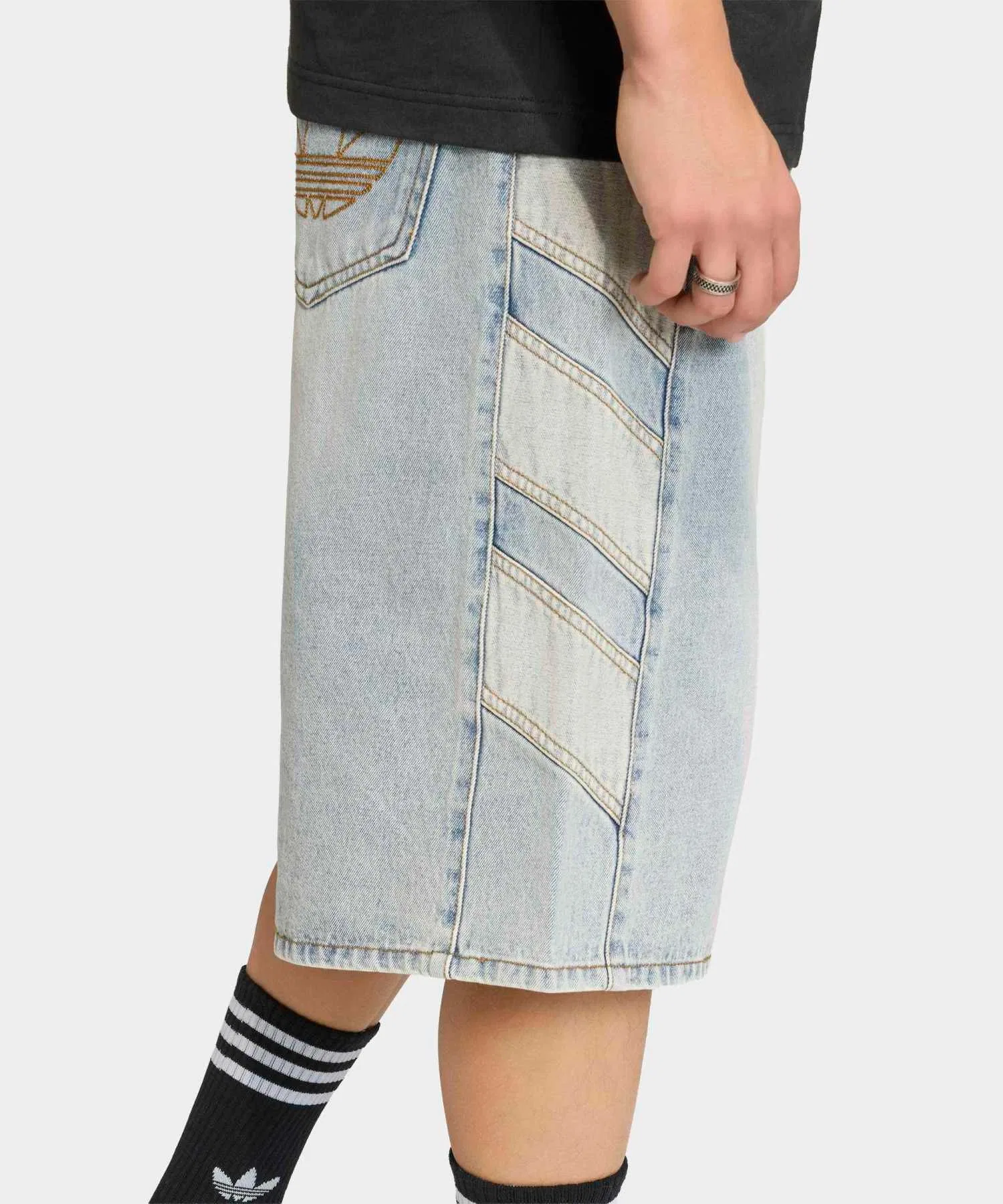 Джинсовые шорты / Короткие брюки / adidas Originals — фото 4