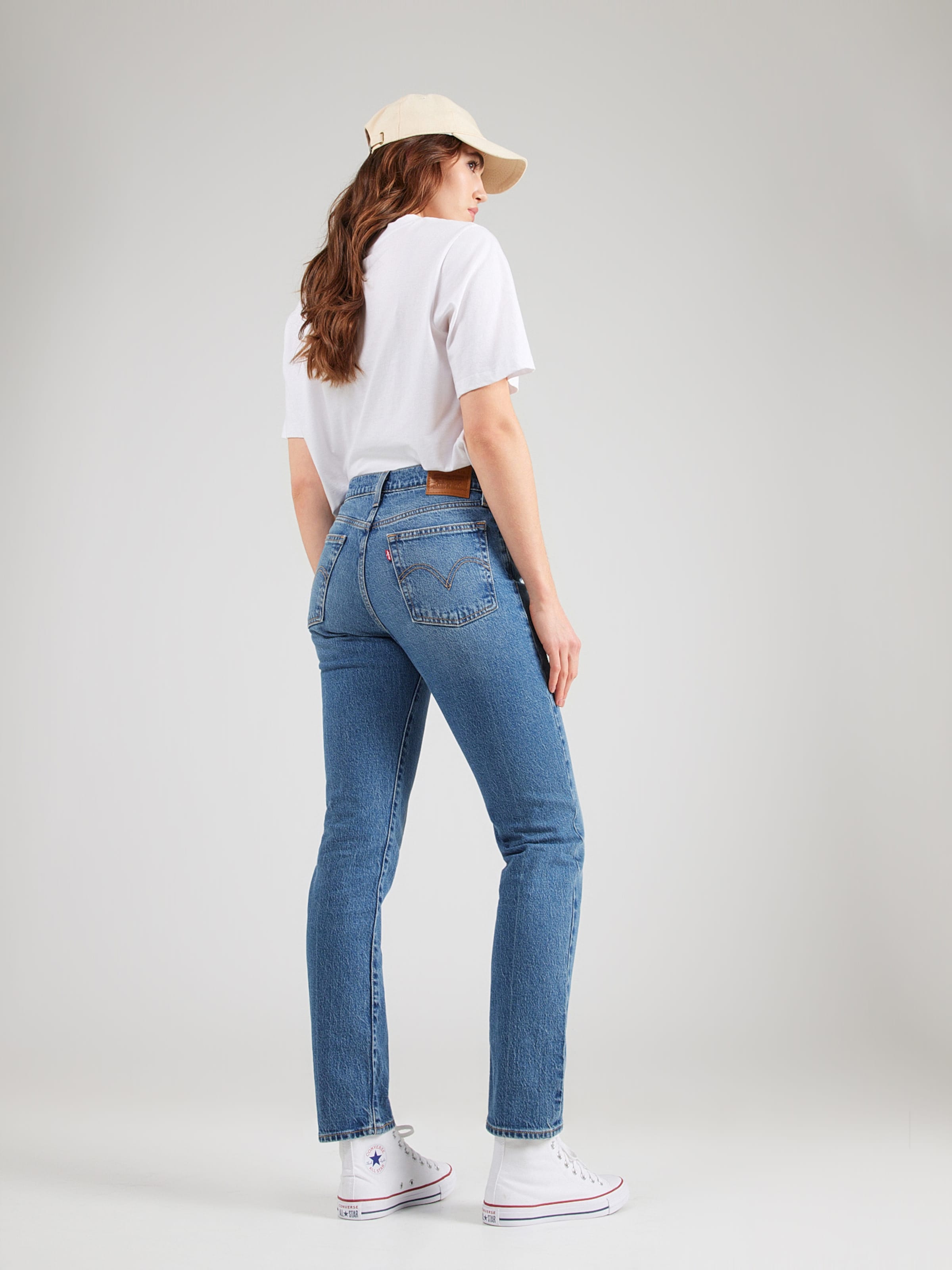 LEVI'S  Джинсы 'WEDGIE SLIM' в синем дениме, силуэт slim fit — фото 4