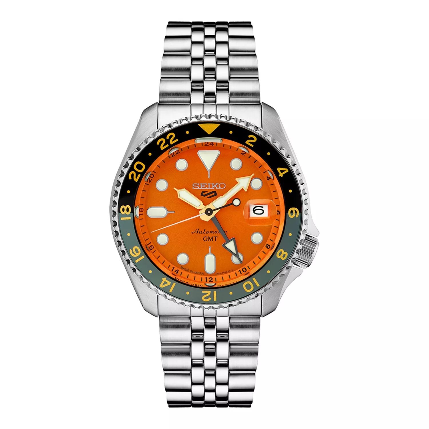 

Мужские спортивные автоматические часы 5 — SSK001 Seiko, оранжевый