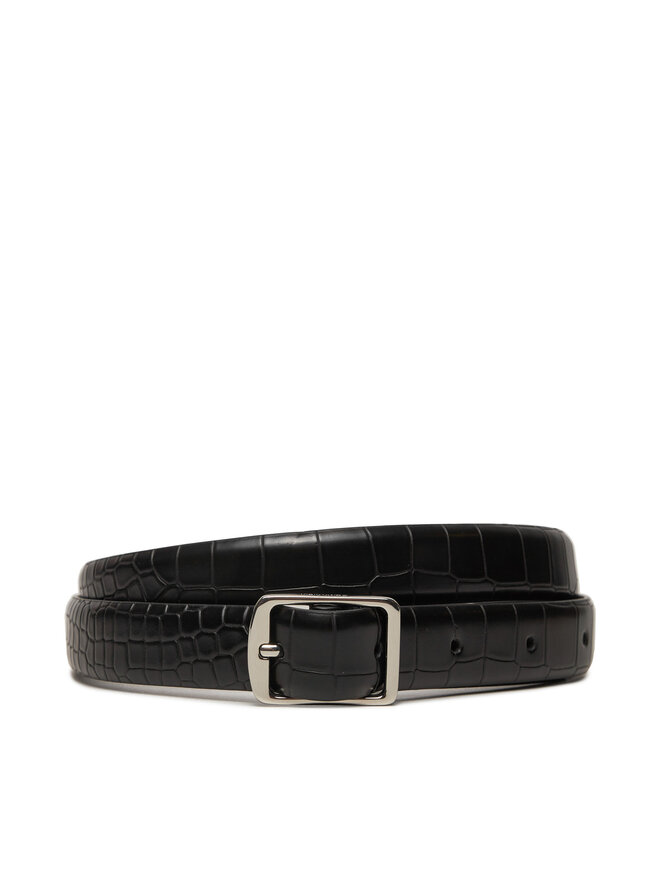 

Ремень Slim Sqr Buckle Belt 2.0 Calvin Klein, черный