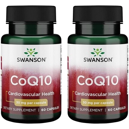 

Coq10 30 миллиграмм 60 капсул, Swanson