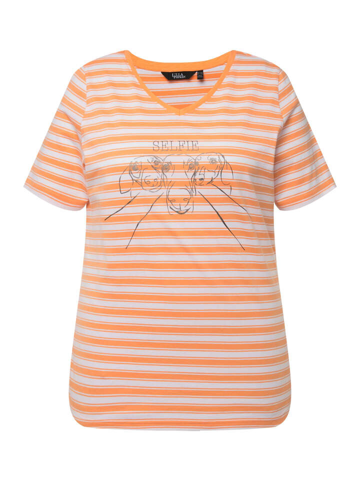 

Футболка Ulla Popken, цвет apricot