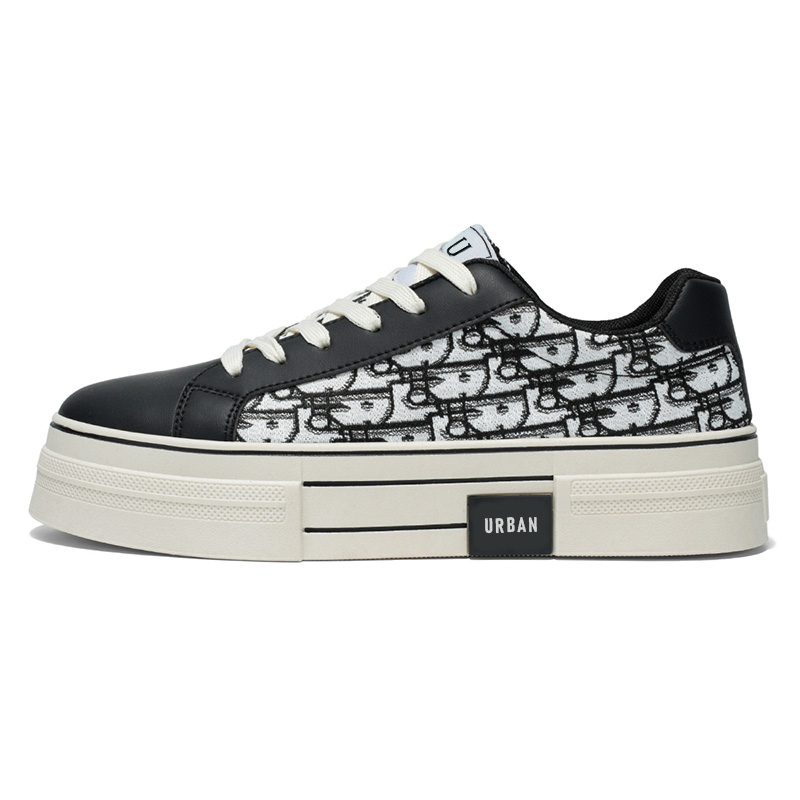 

Нескользящие износостойкие низкие мужские кроссовки URBAN AUTHENTIC, Beige Black