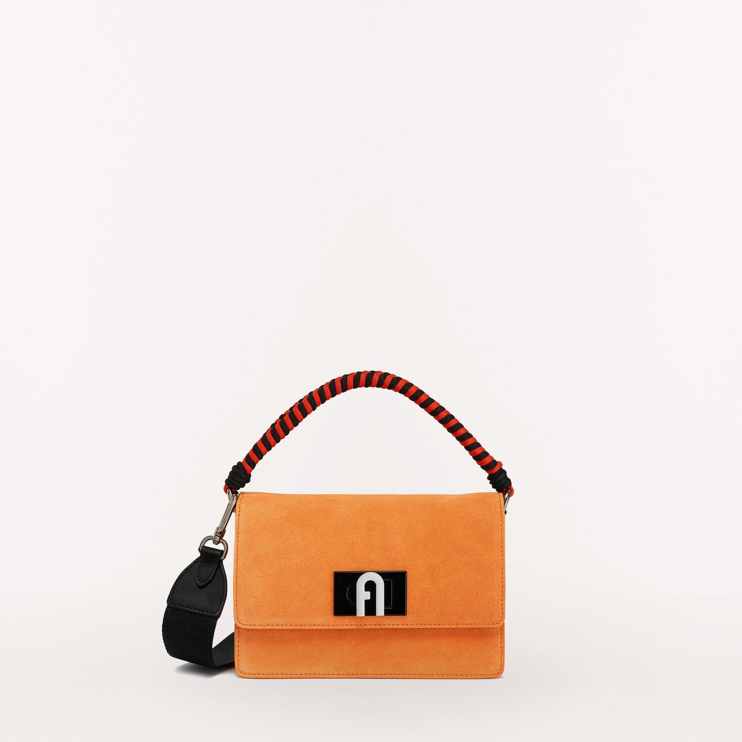 

Миниатюрная мягкая сумка через плечо Furla 1927, черный