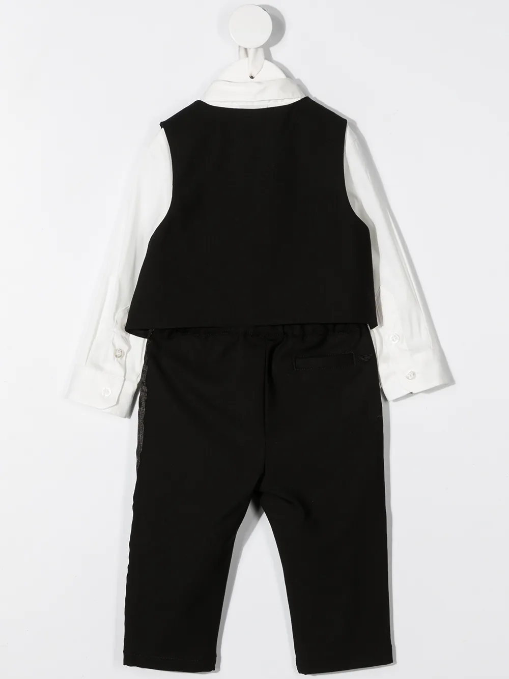 Костюм-тройка Emporio Armani Kids, черный — фото 2