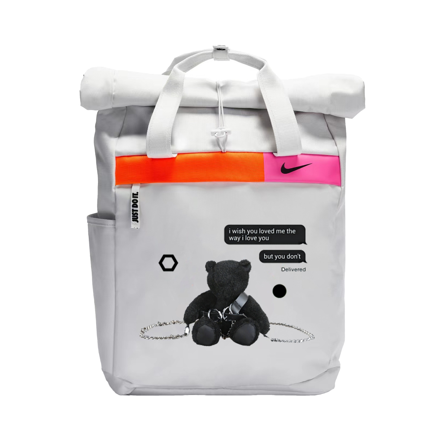 

Nike Тканевый рюкзак унисекс светло-серебристый серый, Gothic Bear