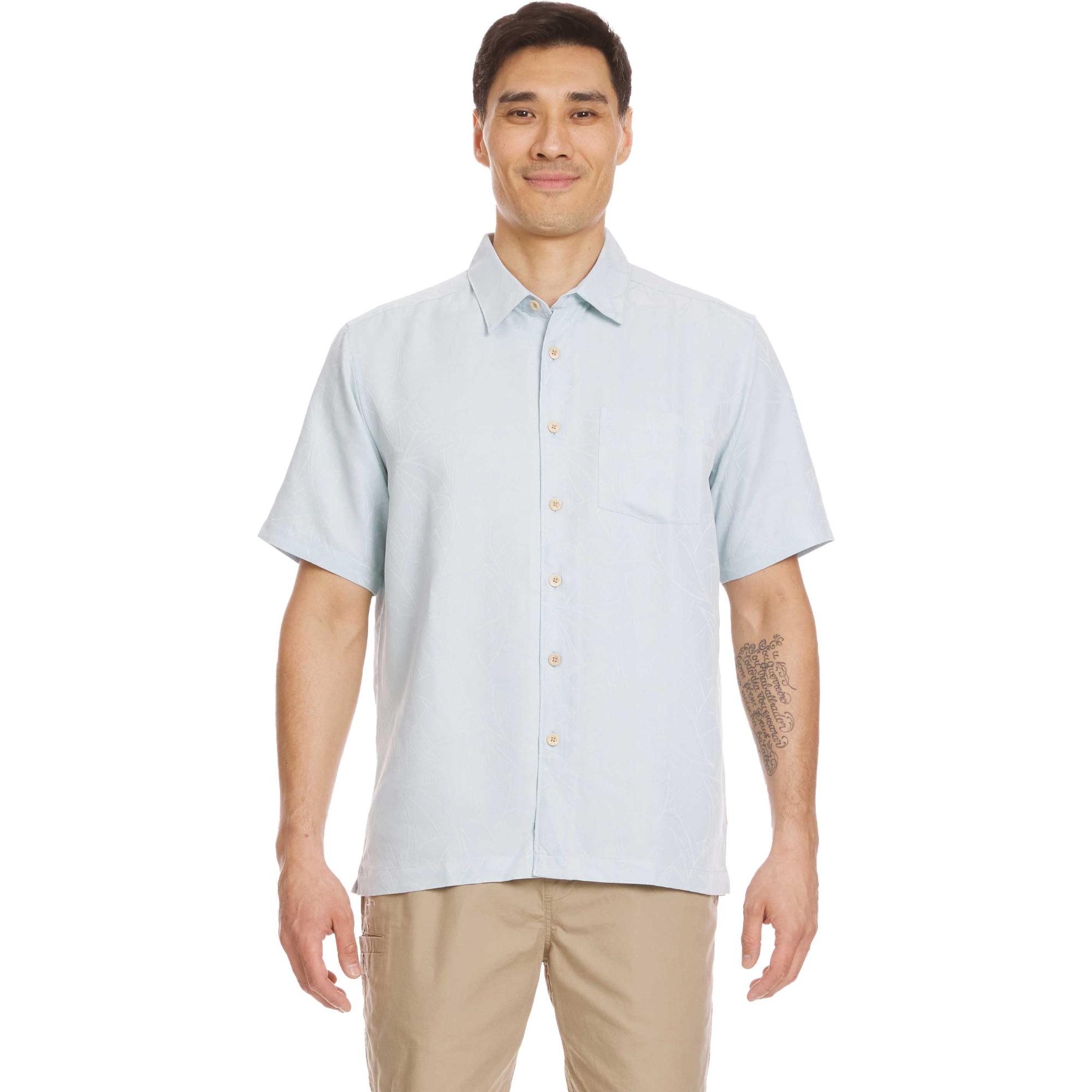 

Мужская рубашка Waterman Island Jungle с пуговицами Quiksilver, Dusk Blue