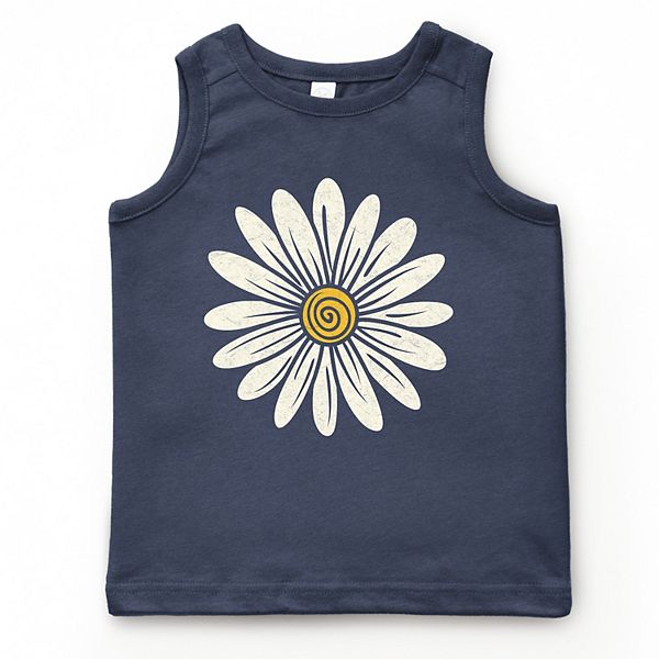 

Белая футболка-майка с ромашками для подростков The Juniper Shop, Navy