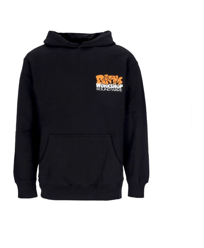 

Черная толстовка Soundwave с капюшоном на шнуровке. Market, черный