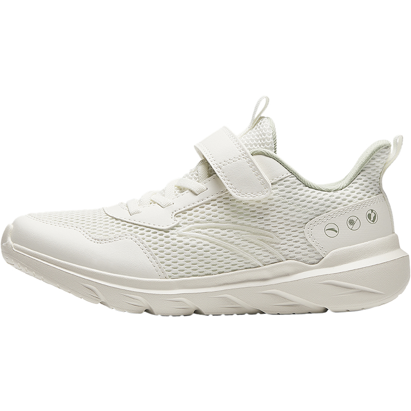 Antakids Дышащие легкие амортизирующие низкие детские беговые кроссовки ivory white