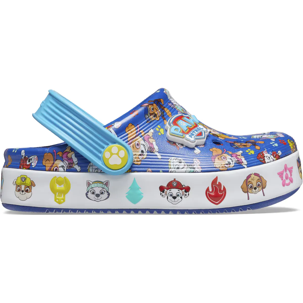 Щенячий патруль вне корта Clg Crocs Детские сабо, синий