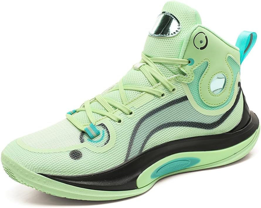

Баскетбольные кроссовки JUCAILAO для мужчин, повседневные кроссовки, кроссовки для ходьбы, мужские беговые кроссовки, зеленый