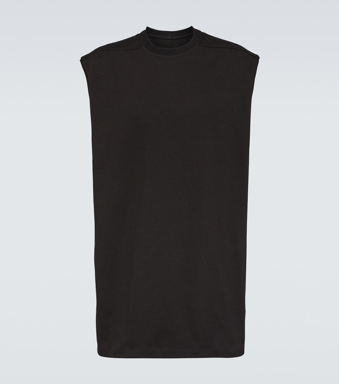 

Футболка из брезента из хлопка Rick Owens, черный