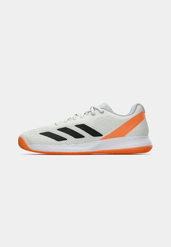 Теннисные кроссовки courtflash speed 2 all-court Adidas Performance, Footwear White/Core Black/Lucid Orange — фото 2