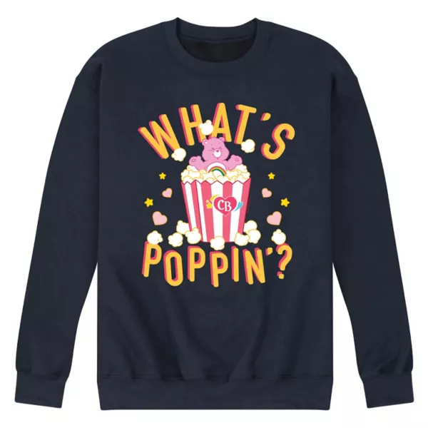 

Мужская флисовая толстовка Care Bears Whast Poppin' Licensed Character, синий