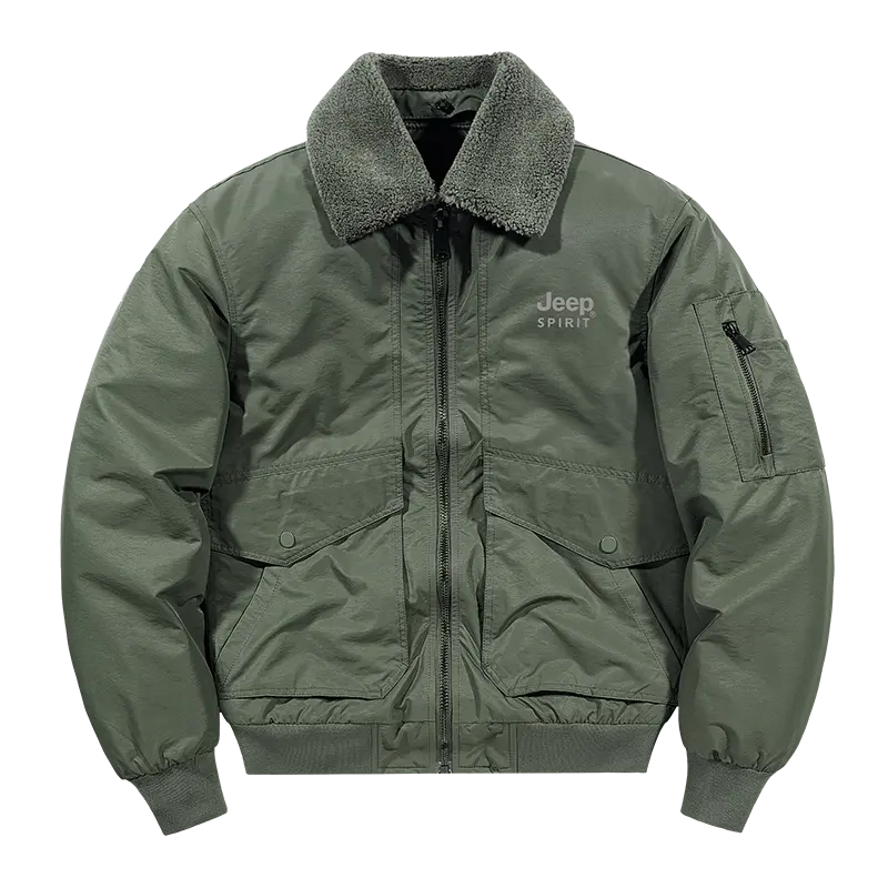 

Стеганая куртка унисекс Jeep Spirit, цвет Dark Khaki