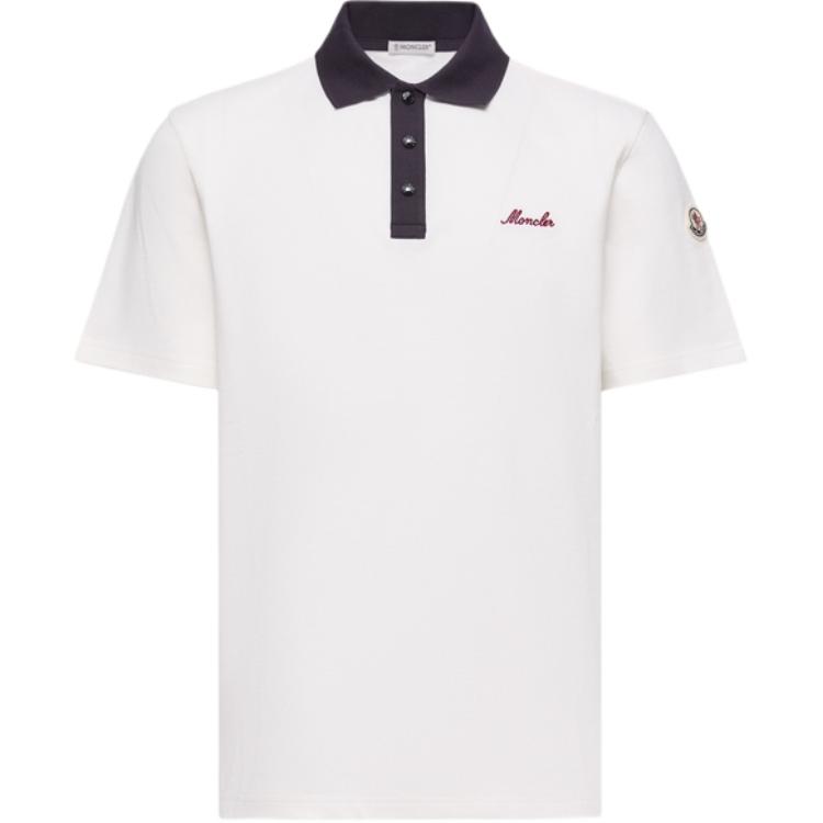 

Футболка с вышитым логотипом Moncler, белый