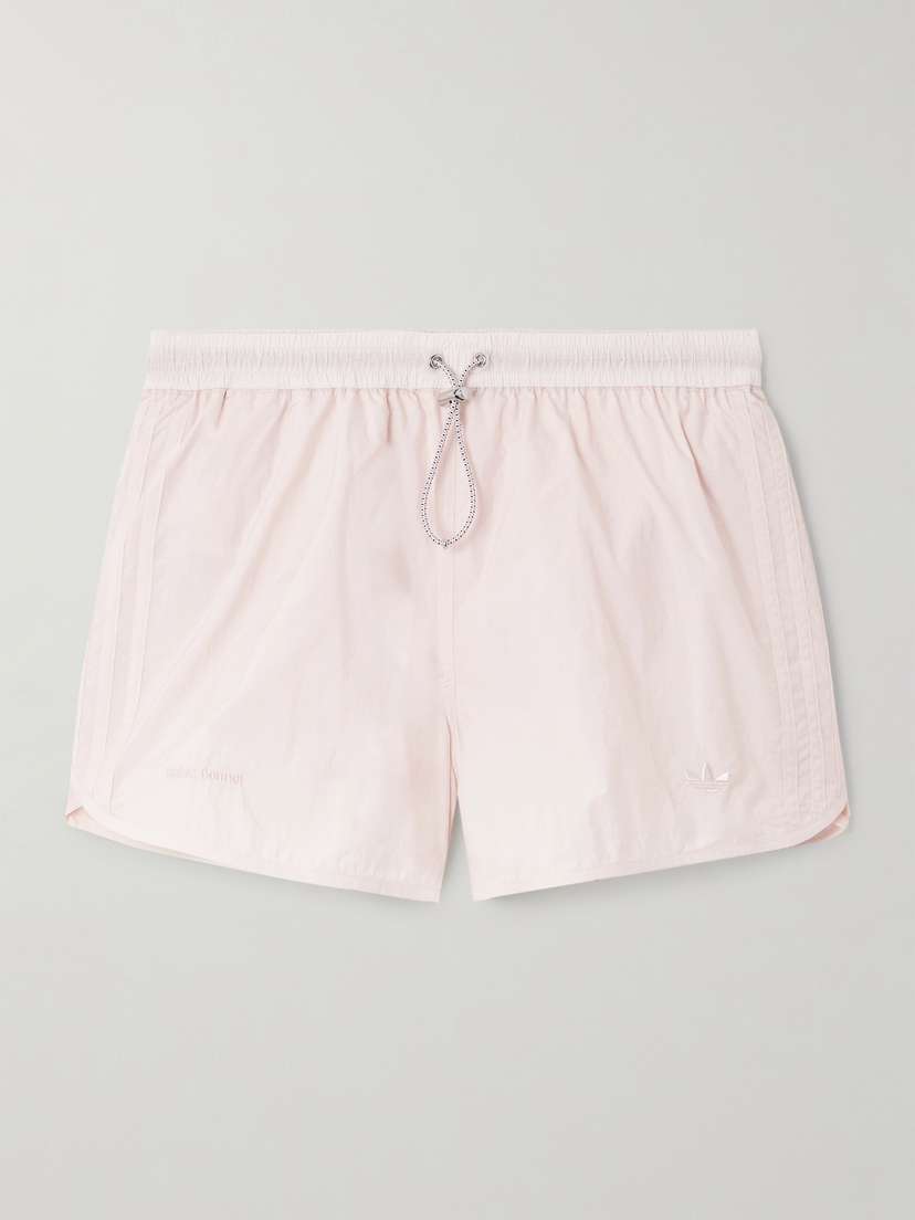 

Вышитые шорты-ракушки Wales Bonner Adidas Originals, розовый