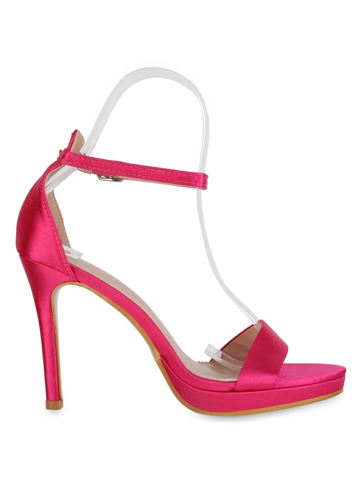 Сандалии на плоской подошве VAN HILL High Heels Ava, фуксия — фото 3