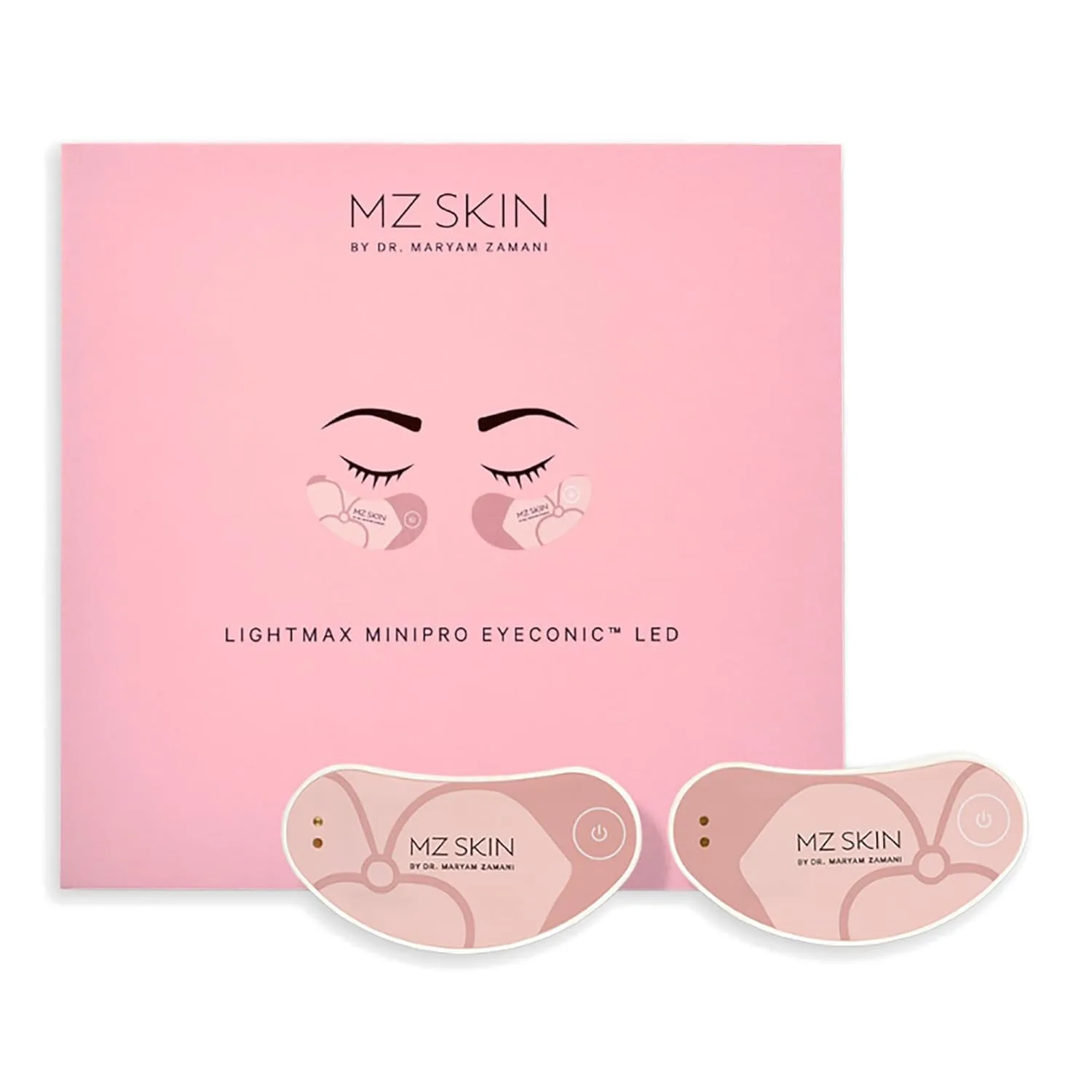 MZ Skin Lightmax Minipro Hydracolloidal патчи для глаз и Eyeconic LED патчи - антивозрастной уход для борьбы с отеками, морщинами и темными кругами 1 шт. (2 шт.) Mz Skin By Maryam Zamani Md