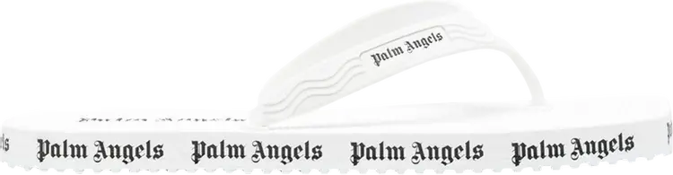 Кроссовки Palm Angels Wmns Flip Flops 'Allover Logo - White', белый