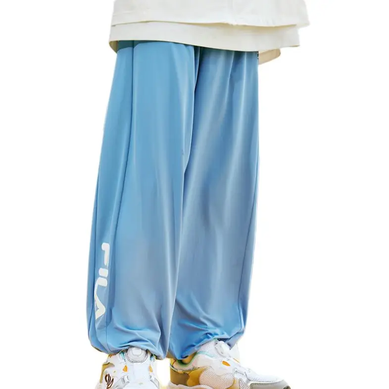 FILA KIDS Детские вязаные спортивные штаны Vintage Gray Blue — фото 3