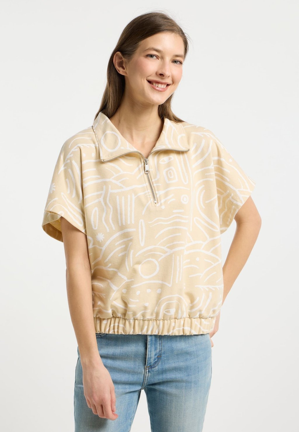 

Рубашка поло IZZARA PRINT Ragwear, бежевый