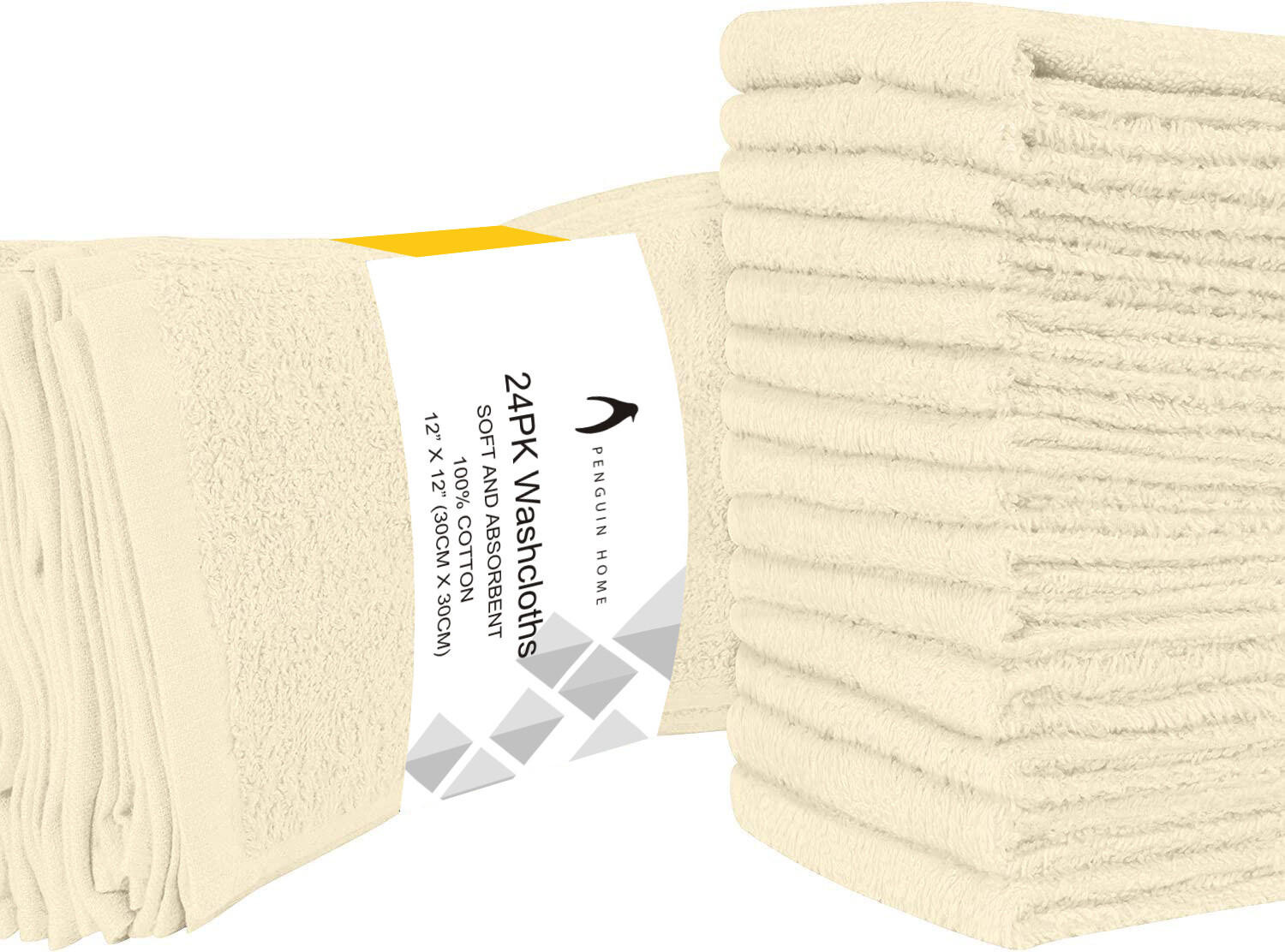 

Тряпки для стирки luxury 400 gsm Penguin Home, экрю