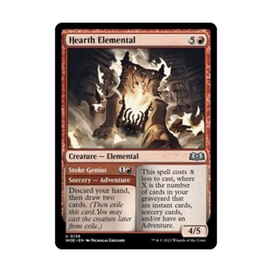 

CCG Элементаль очага (U), MTG - Wilds of Eldraine