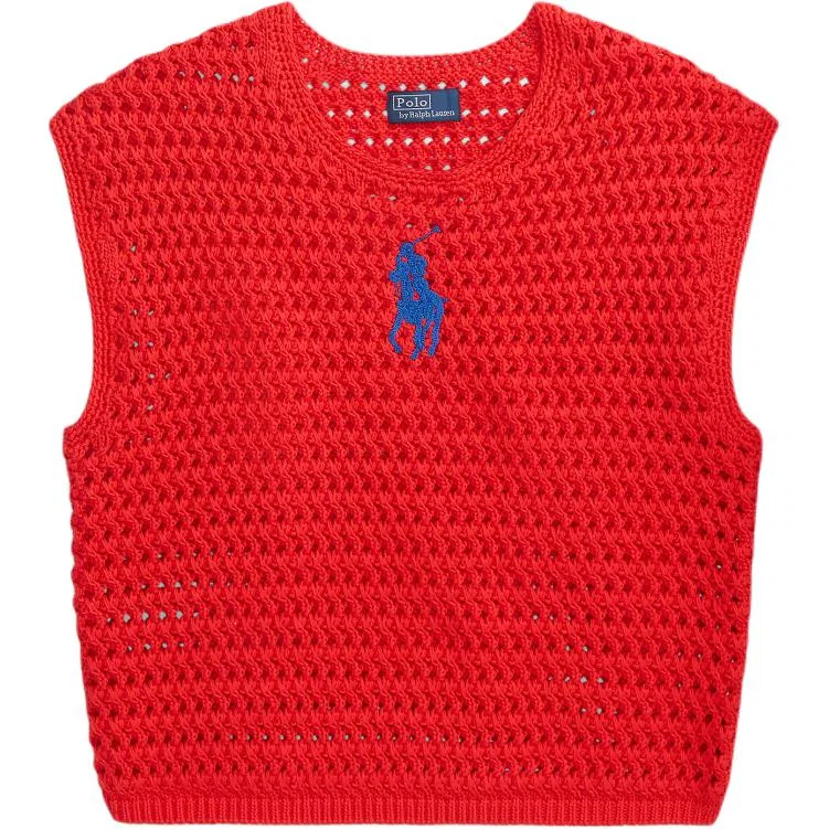 Топ-майка Big Pony Polo Ralph Lauren Red