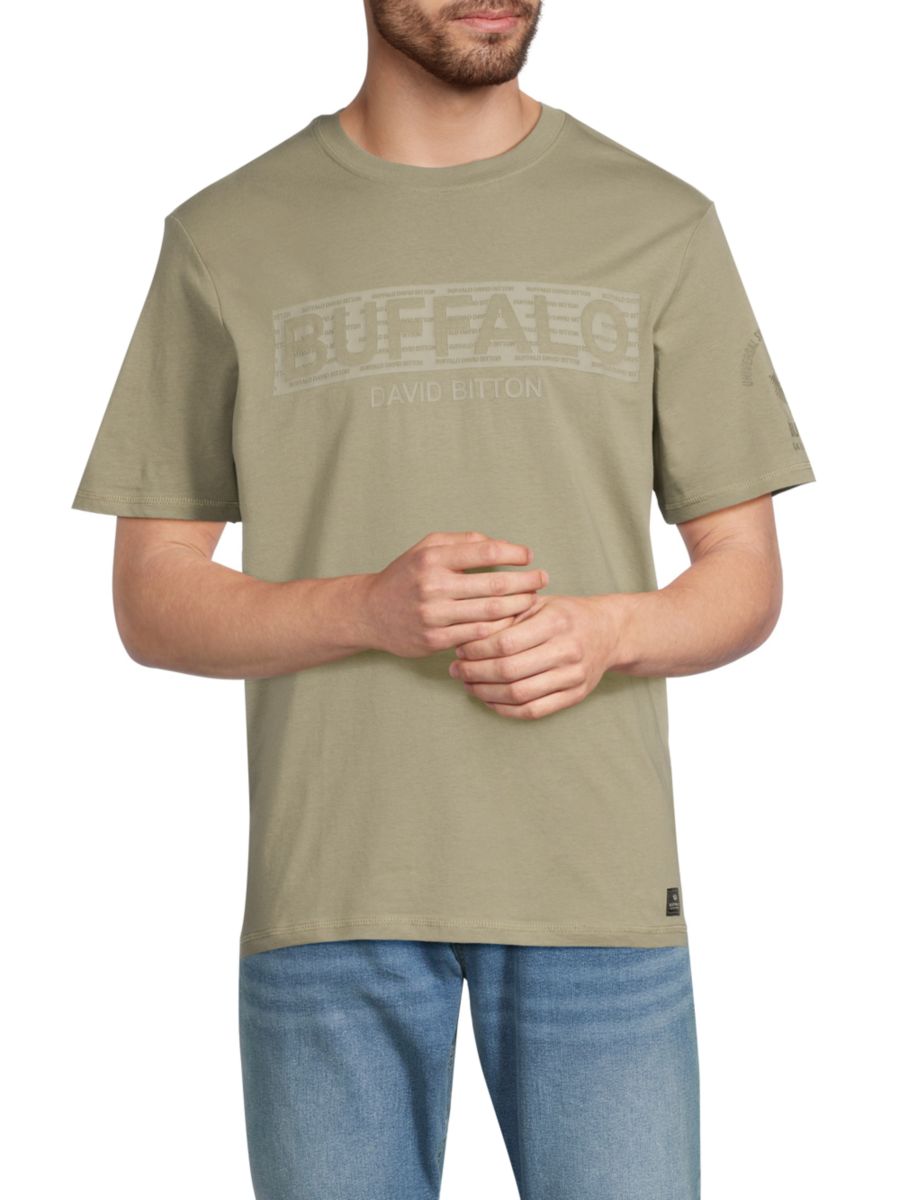 

Футболка с логотипом Никсона BUFFALO David Bitton, цвет Sage