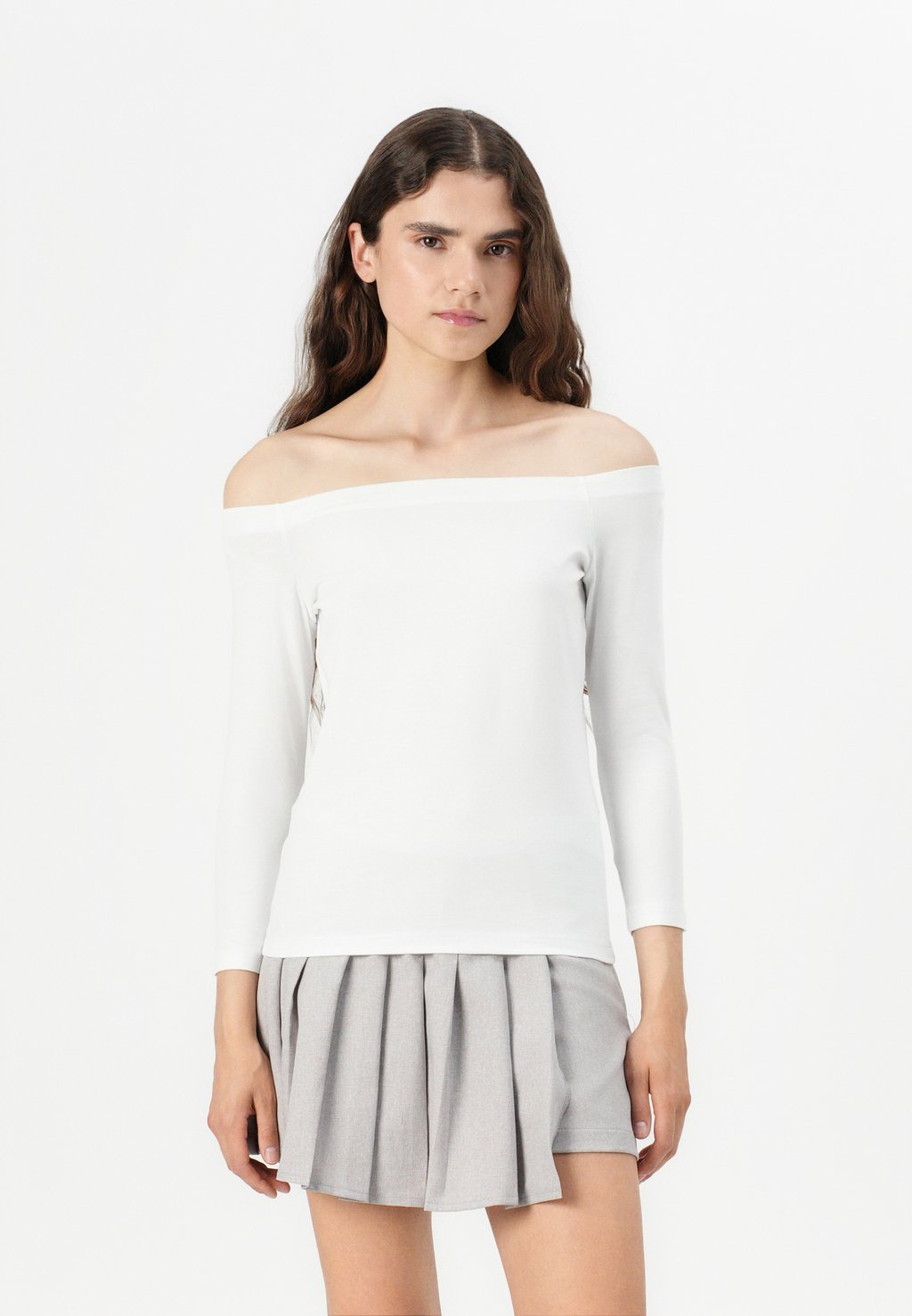 

Топ с длинными рукавами VMPANDA OFF SHOULDER Vero Moda, белый