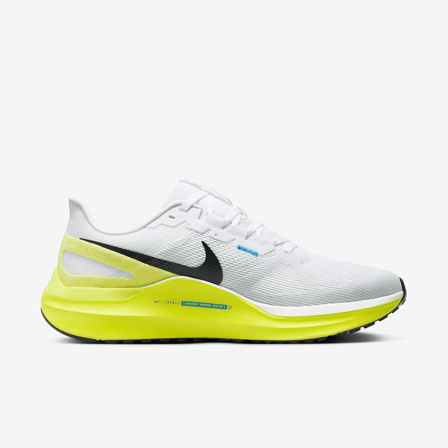 Мужские беговые кроссовки Nike Low, белый/черный/синий — фото 2