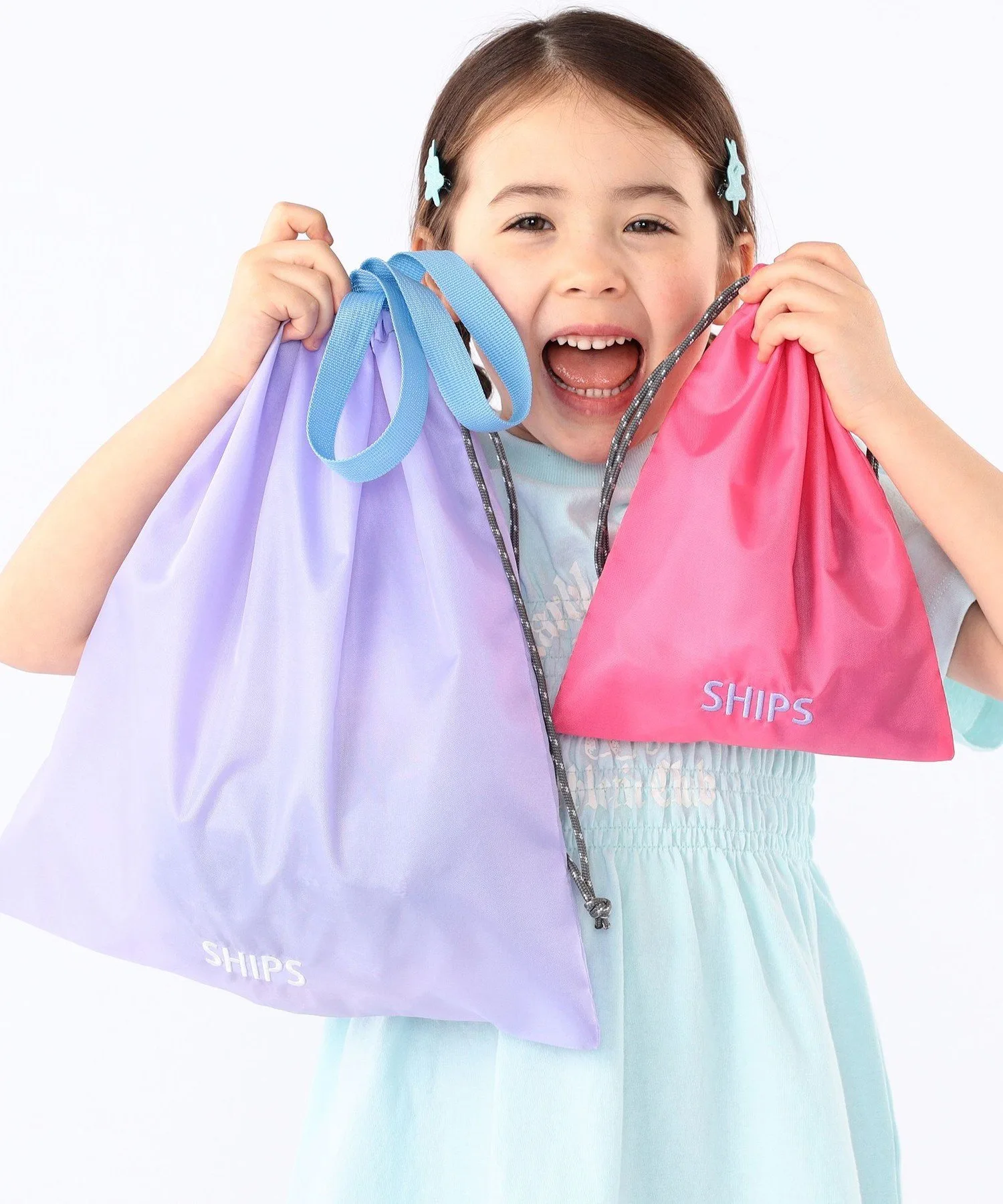Детская сумка на завязках (комплект из 2 штук) SHIPS KIDS, Lavender — фото 2