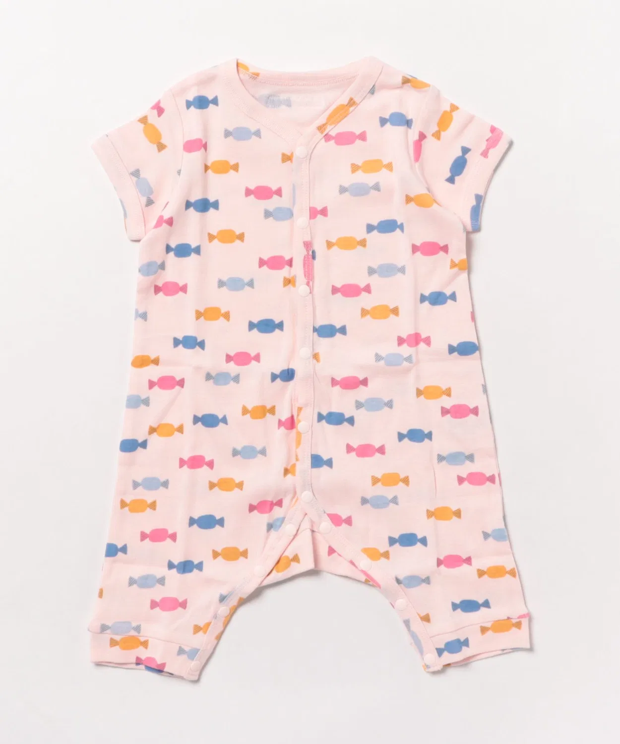 Ромпер с длинным рукавом Candy Candy из хлопка, розовый