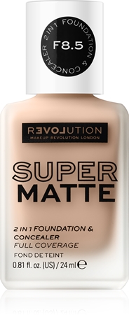 

Длительный матирующий праймер Revolution Relove Super Matte Foundation, F8.5 24 ml