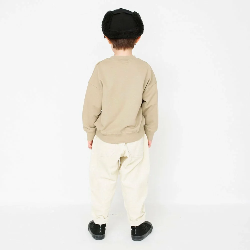 Толстовка Sagara с вышивкой и флисовой подкладкой Branshes, beige — фото 4
