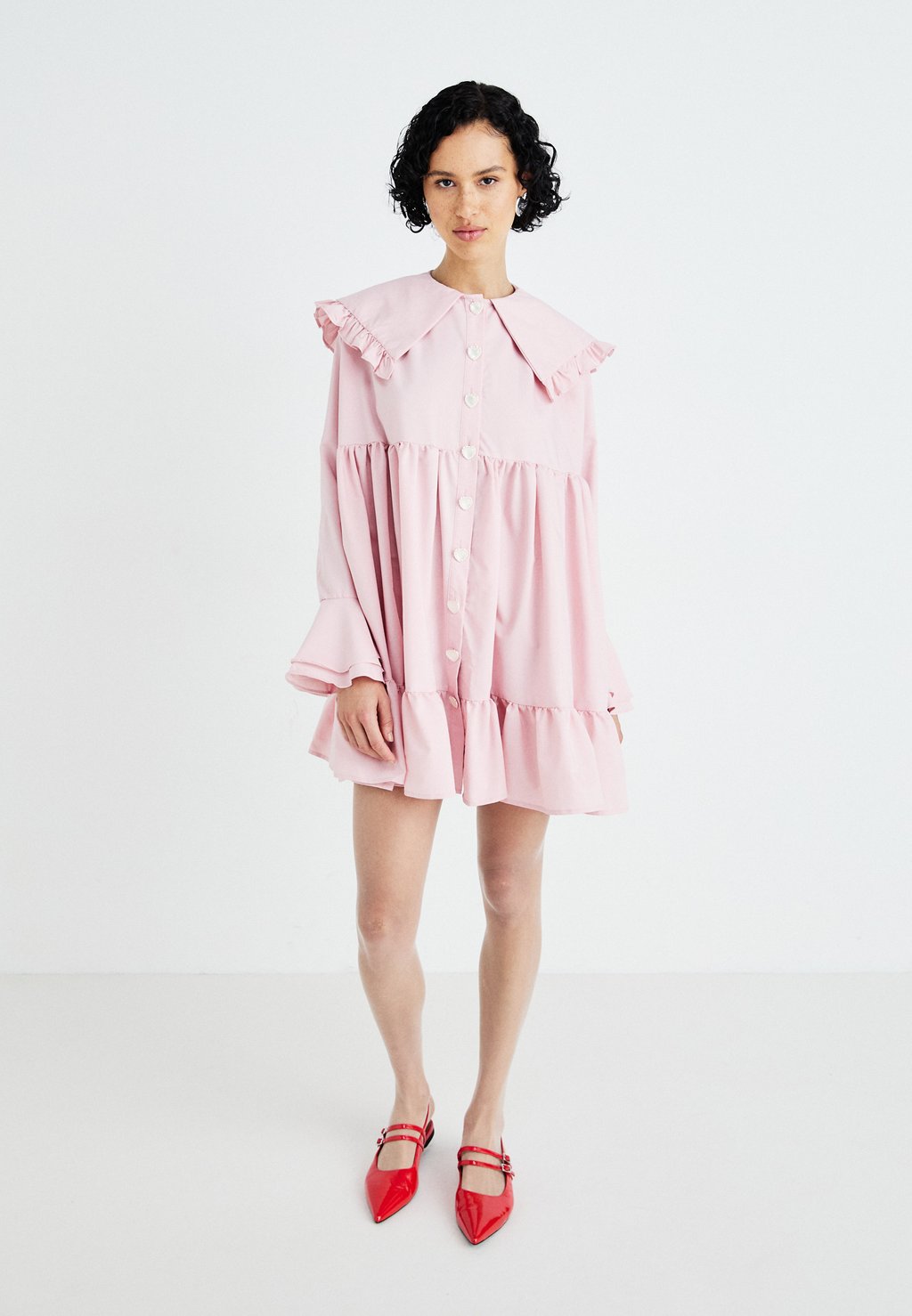 

Платье-рубашка CANARY MINI DRESS Sister Jane, светло-розовый