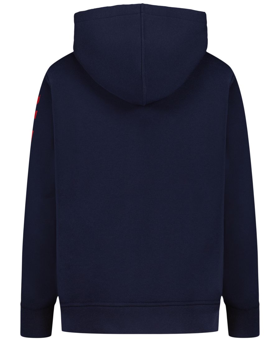 Детская толстовка на молнии Sherpa, размеры 8-20 Nautica, Navy Seas — фото 4