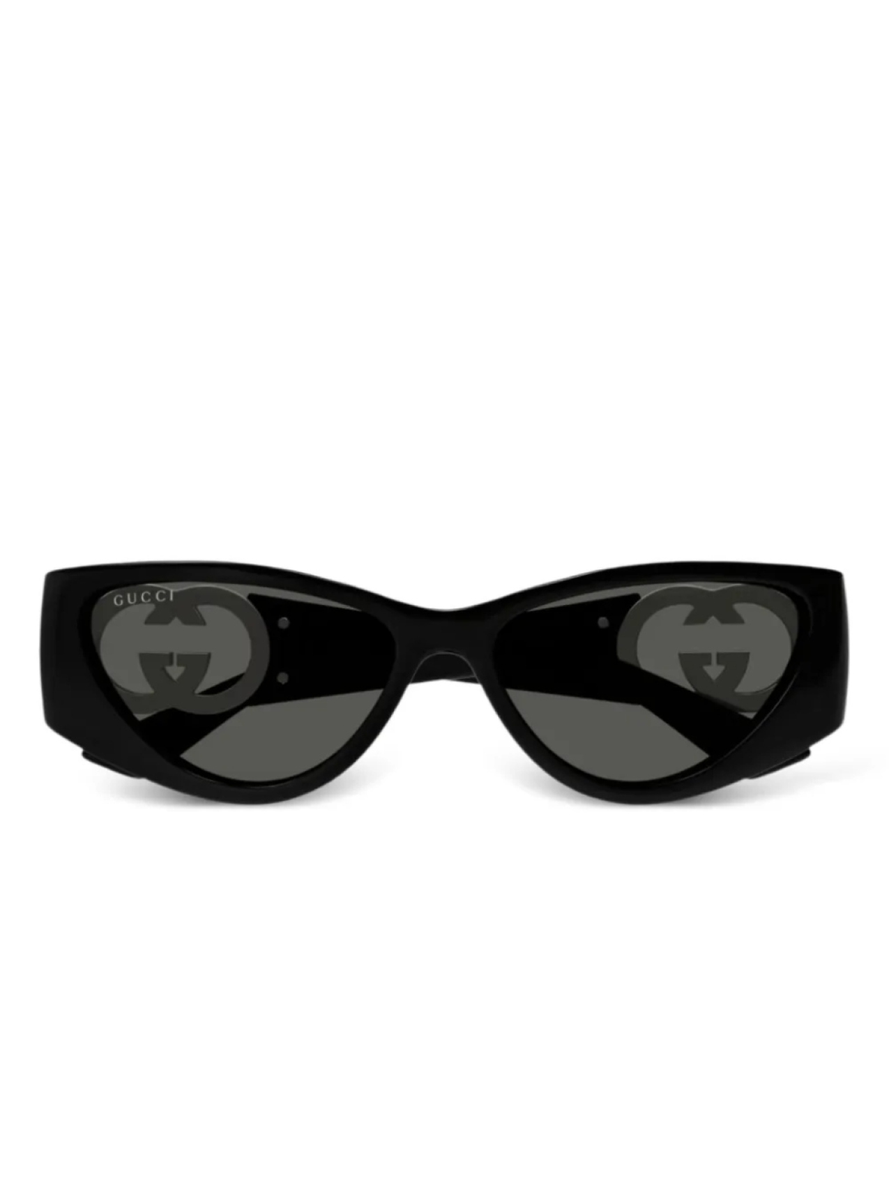 

Солнцезащитные очки с переплетенными буквами G Gucci Eyewear, черный