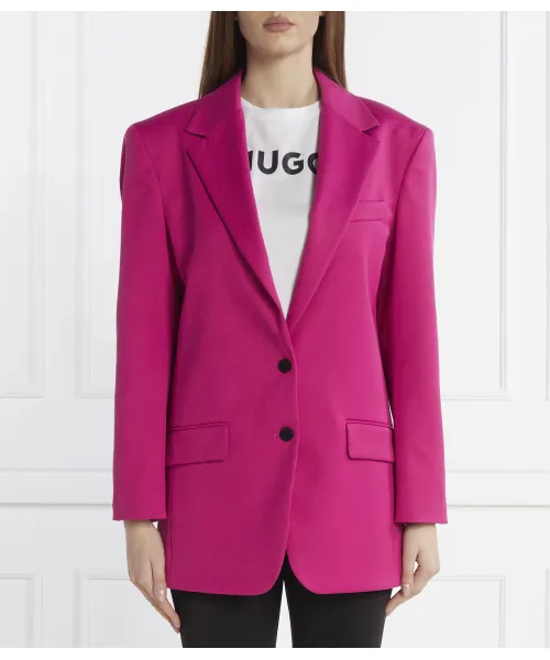 

Элегантная куртка акате Oversize fit Hugo, розовый