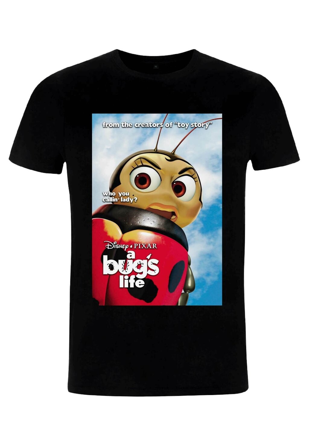 

Футболка с принтом A BUG'S LIFE NOT A LADY POSTER UNISEX Henry Tiger, черный
