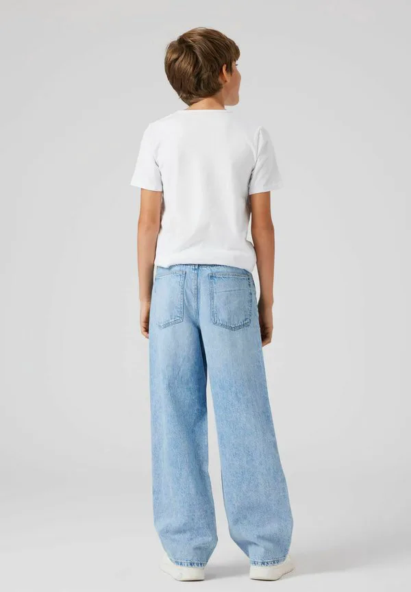 Джинсы свободного кроя, джинсы расслабленного кроя Two Soon, Light Blue Denim — фото 2
