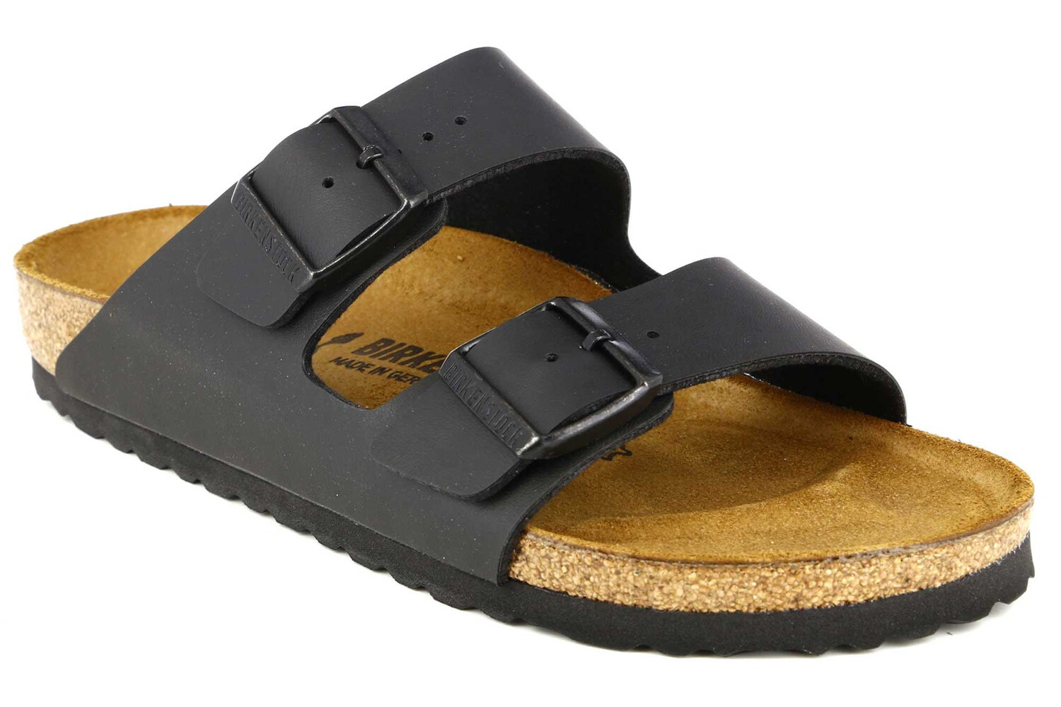 Сандалии на плоской подошве Arizona bf - узкие Birkenstock, черный — фото 2
