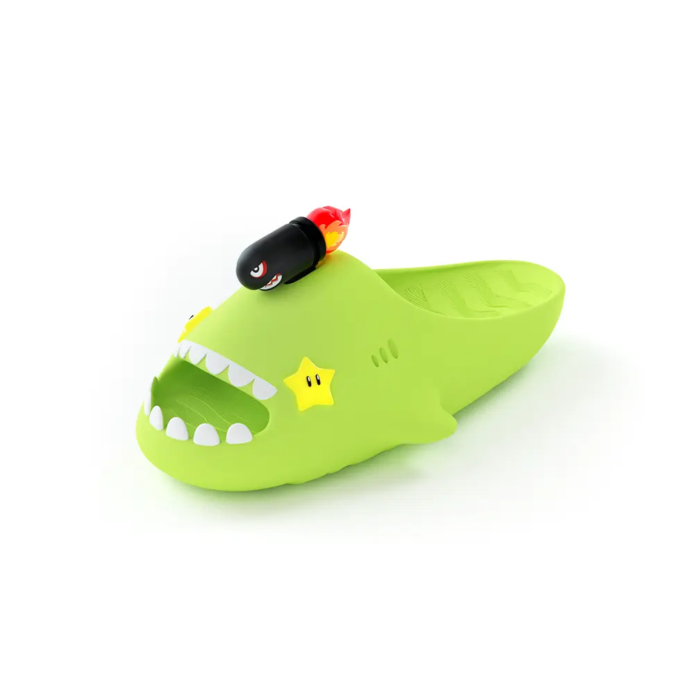 

HelloSlippers Акулки Кэннонбол, Слайдеры унисекс неоново-зеленые, цвет Neon Green