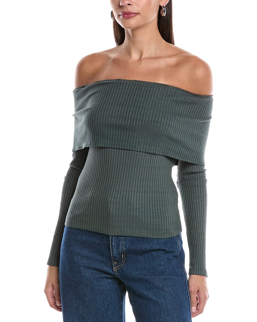 

Ламаде Кайла Топ с открытыми плечами LAmade, зеленый