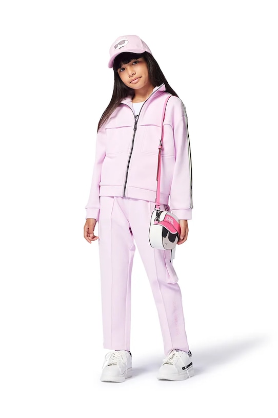 

Детская толстовка Karl Lagerfeld, розовый