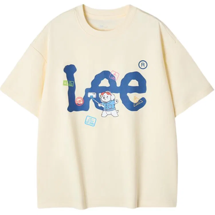 Футболка детская с круглым вырезом LEE KIDS, Pink Rose — фото 3