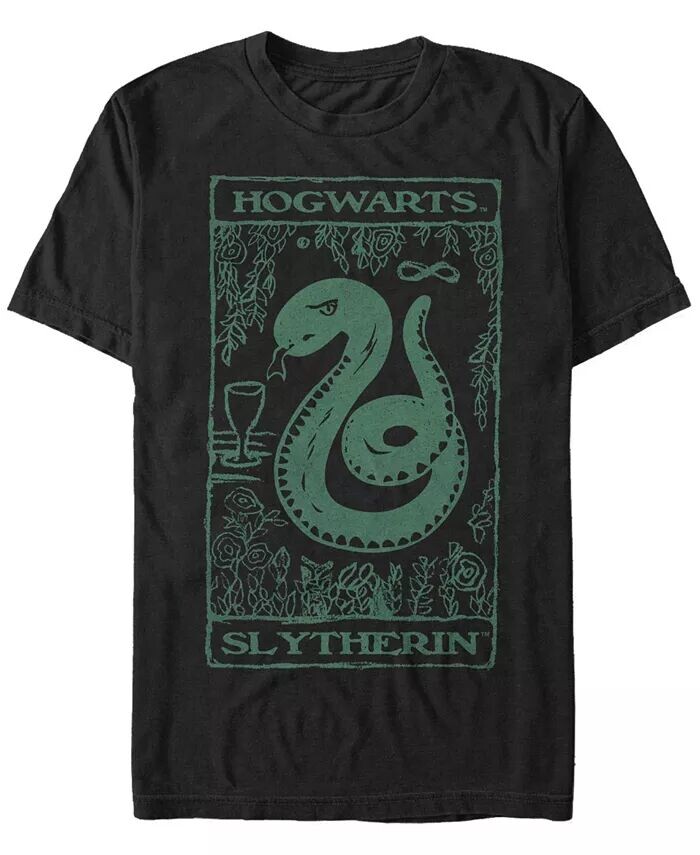

Мужская футболка с коротким рукавом Slytherin Tarot Crew Fifth Sun, черный