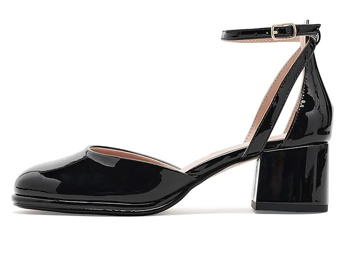 Туфли на каблуке Elinor Steve Madden Kids, Black Patent — фото 4